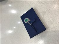 Anello Recarlo Donna in Oro bianco Smeraldo 0.80 Ct R779CC071/SM020-14 - R779CC071/SM020-14